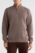 JASPER CLAY Quarter Zip Sweater