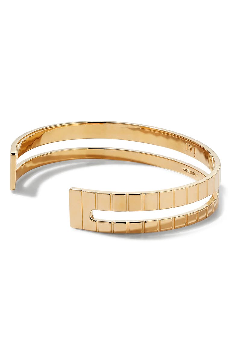 IVI Los Angeles Slim Slot Cuff Bracelet, Alternate, color, Yellow Gold