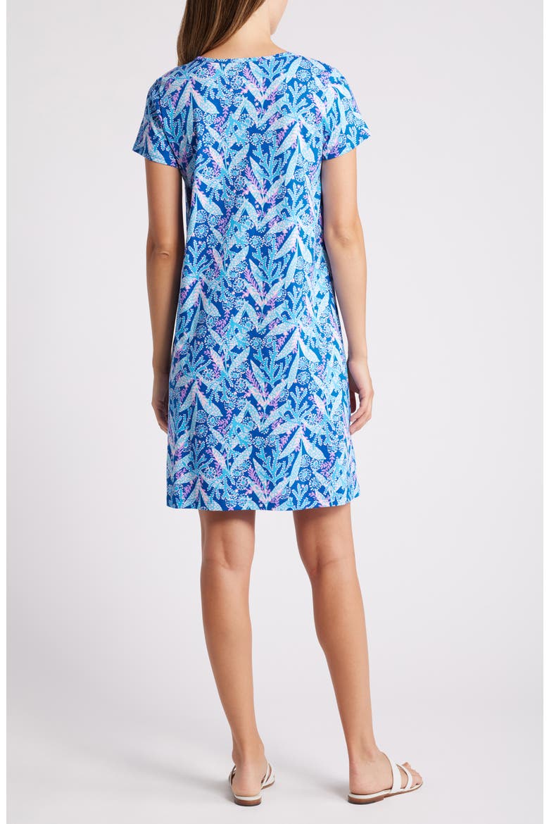 Etta Cotton T-Shirt Dress, Alternate, color, BARTON BLUE STAR GAZING