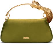 Cult Gaia Calla Top Handle Satin Clutch