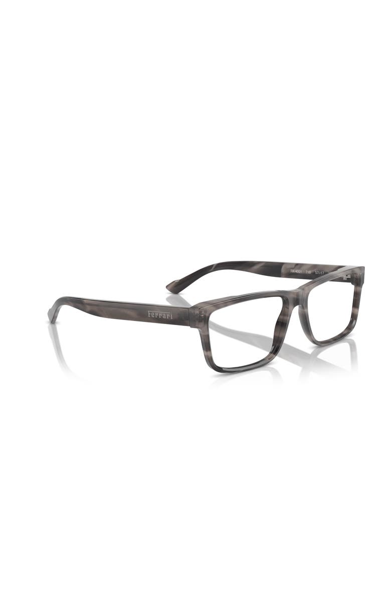 Ferrari 55mm Rectangle optical glasses, Alternate, color, Grey
