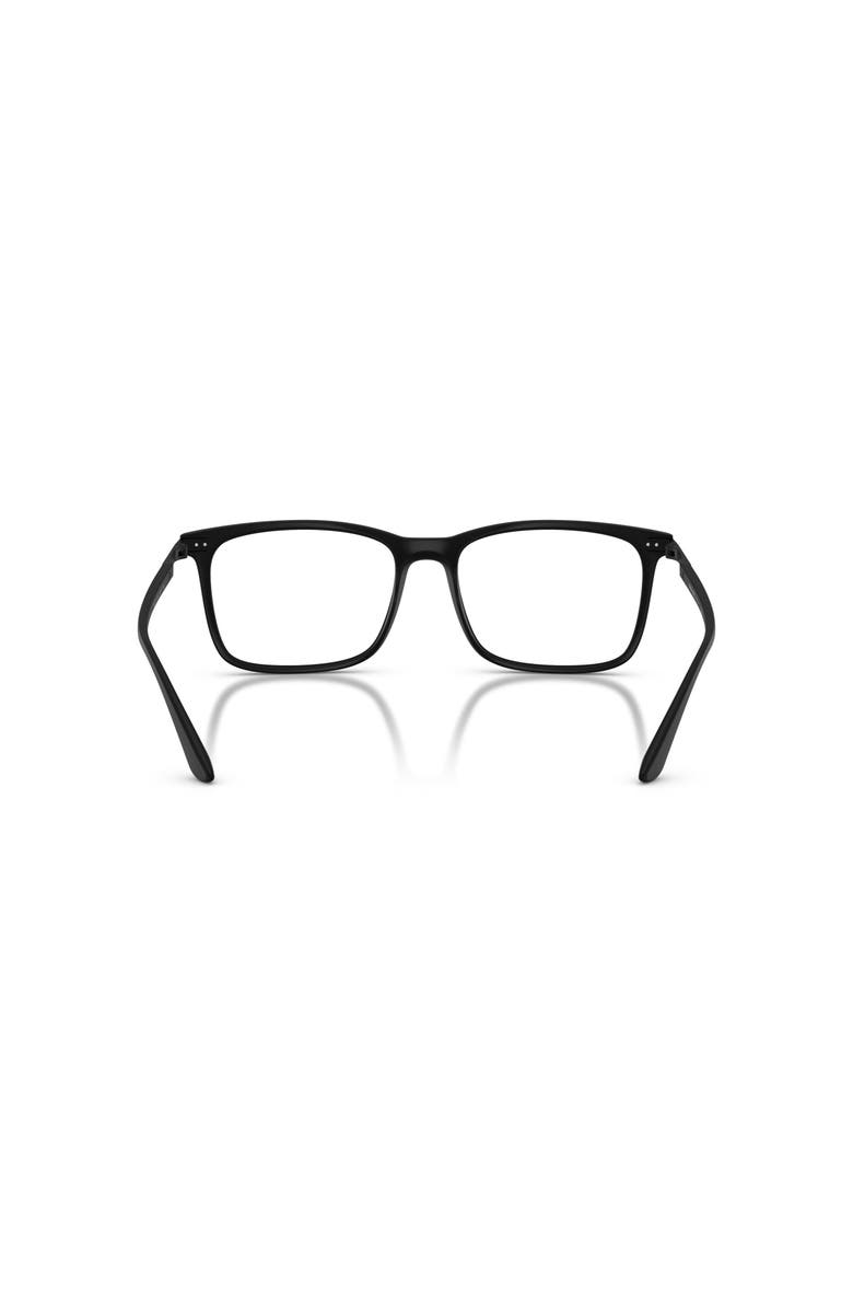 Giorgio Armani 56mm Square optical glasses, Alternate, color, Black