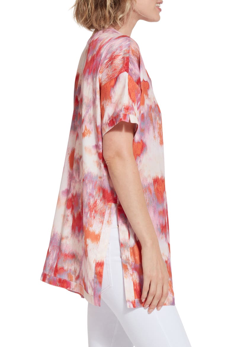 Jenna V-Neck Tunic Top, Alternate, color, COLOR OBSESSION