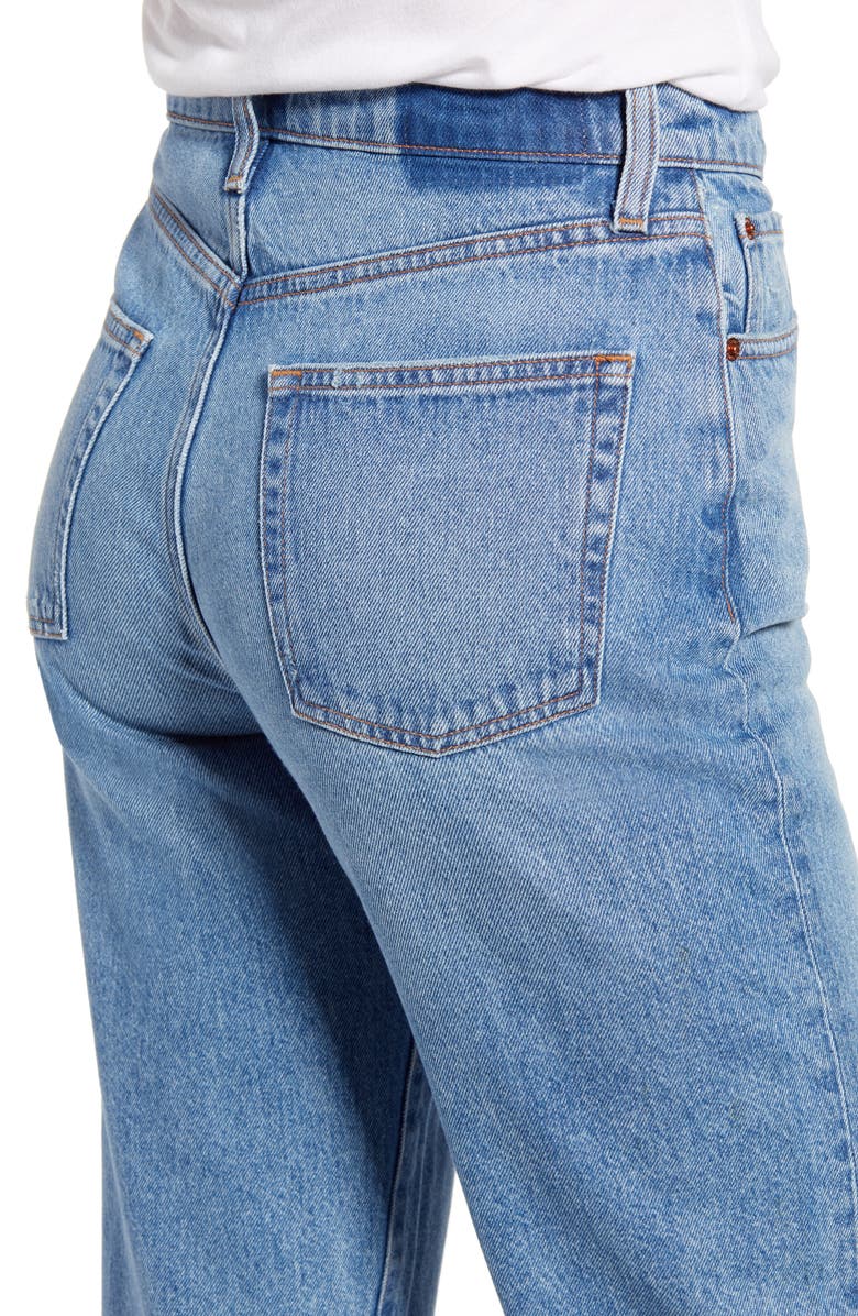 ÉTICA Tyler High Waist Straight Leg Ankle Jeans, Alternate, color,