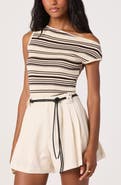 ASTR the Label Sofia Off the Shoulder Striped Sweater
