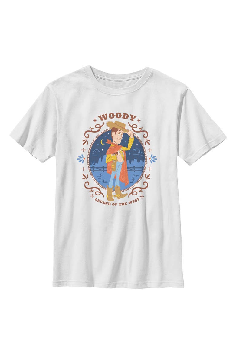 Boy's Toy Story 5 Legend Of The West  Graphic T-Shirt, Main, color, White