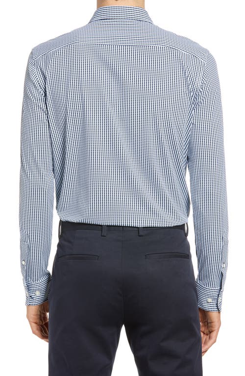 Hugo Boss Ronni Regular Fit Check Button-up Shirt In Blue