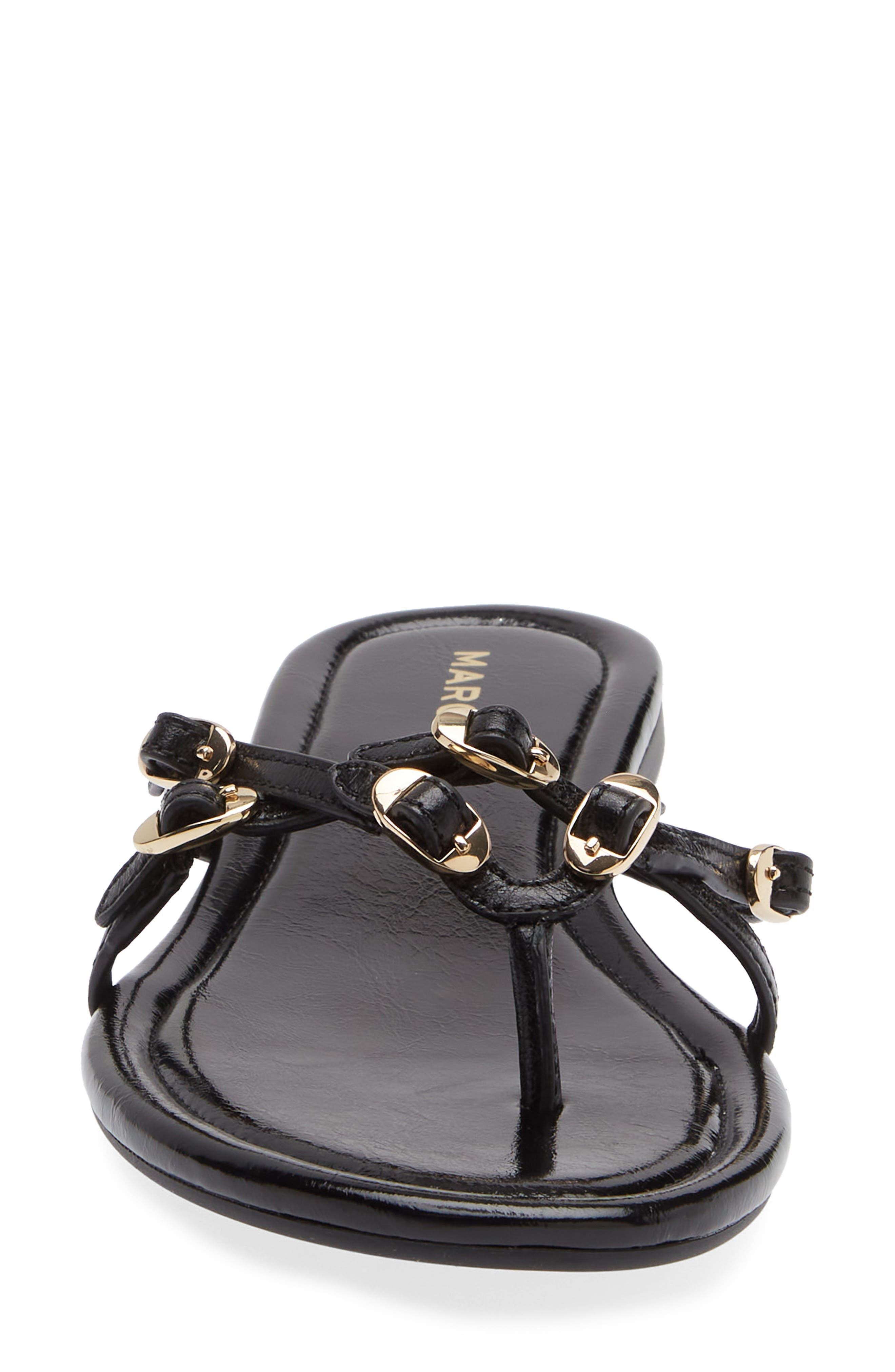 Marc Jacobs The Kiki Flip Flop, Alternate, color, Black