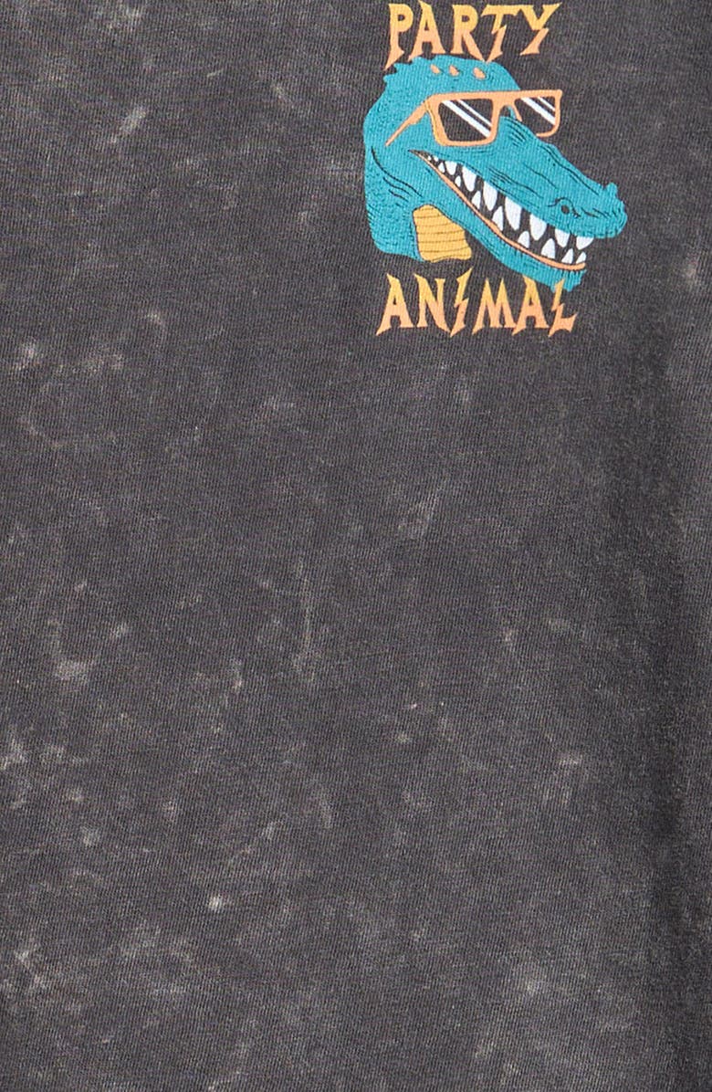 Tiny Whales Kids' Party Animal Graphic T-Shirt, Alternate, color, Mineral Black