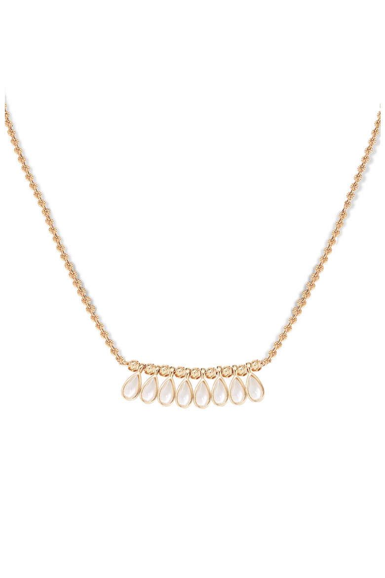 Aeolian Echo Drop Necklace, Main, color, Gold