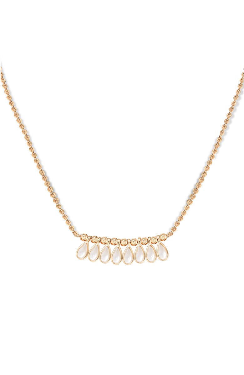 RETRO CHIC Aeolian Echo Drop Necklace, Main, color, Gold