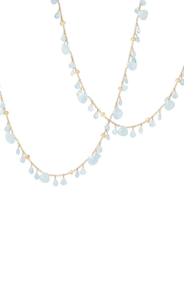 Marco Bicego Paradise Topaz Long Charm Necklace, Alternate, color, 