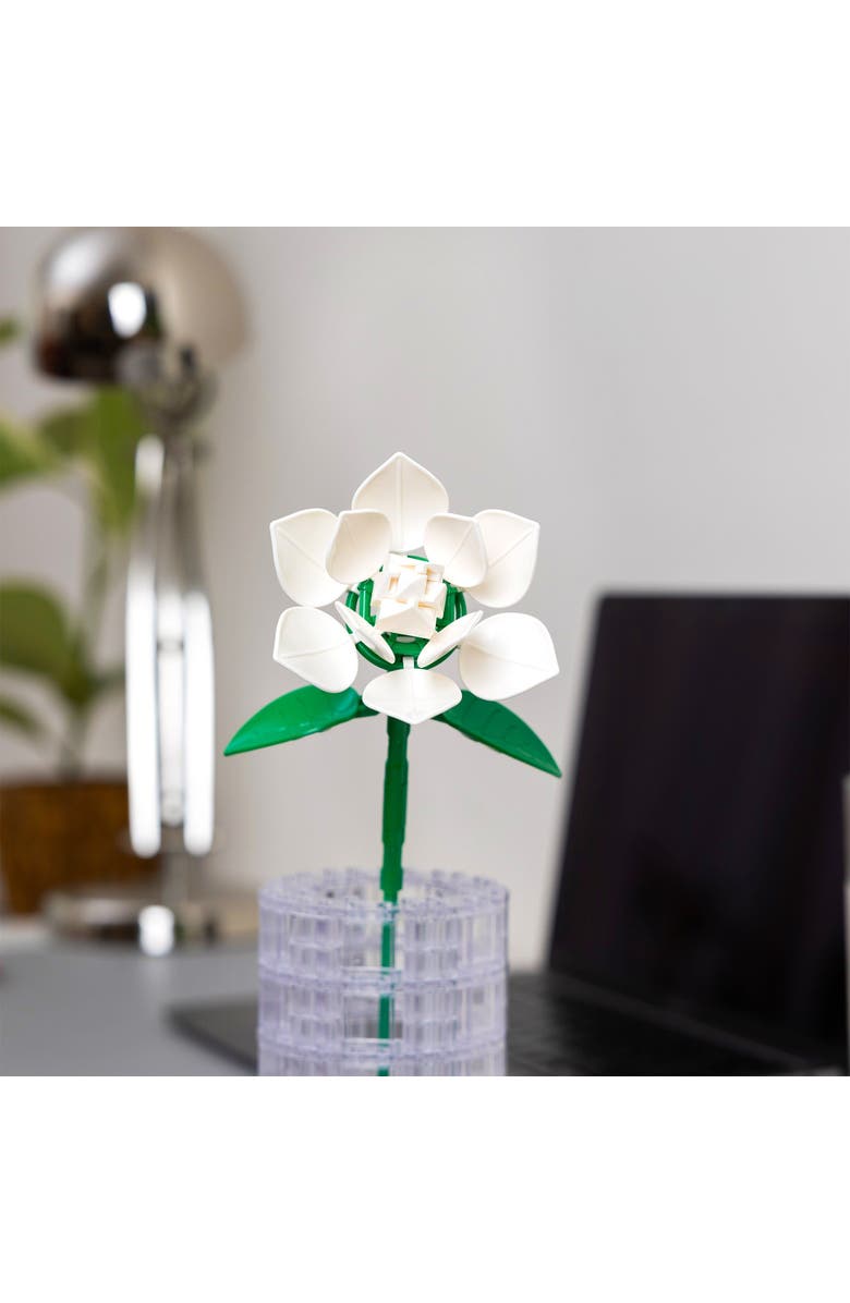 Brickcraft Bricktanicals White Gardenia Building Set, Alternate, color, White