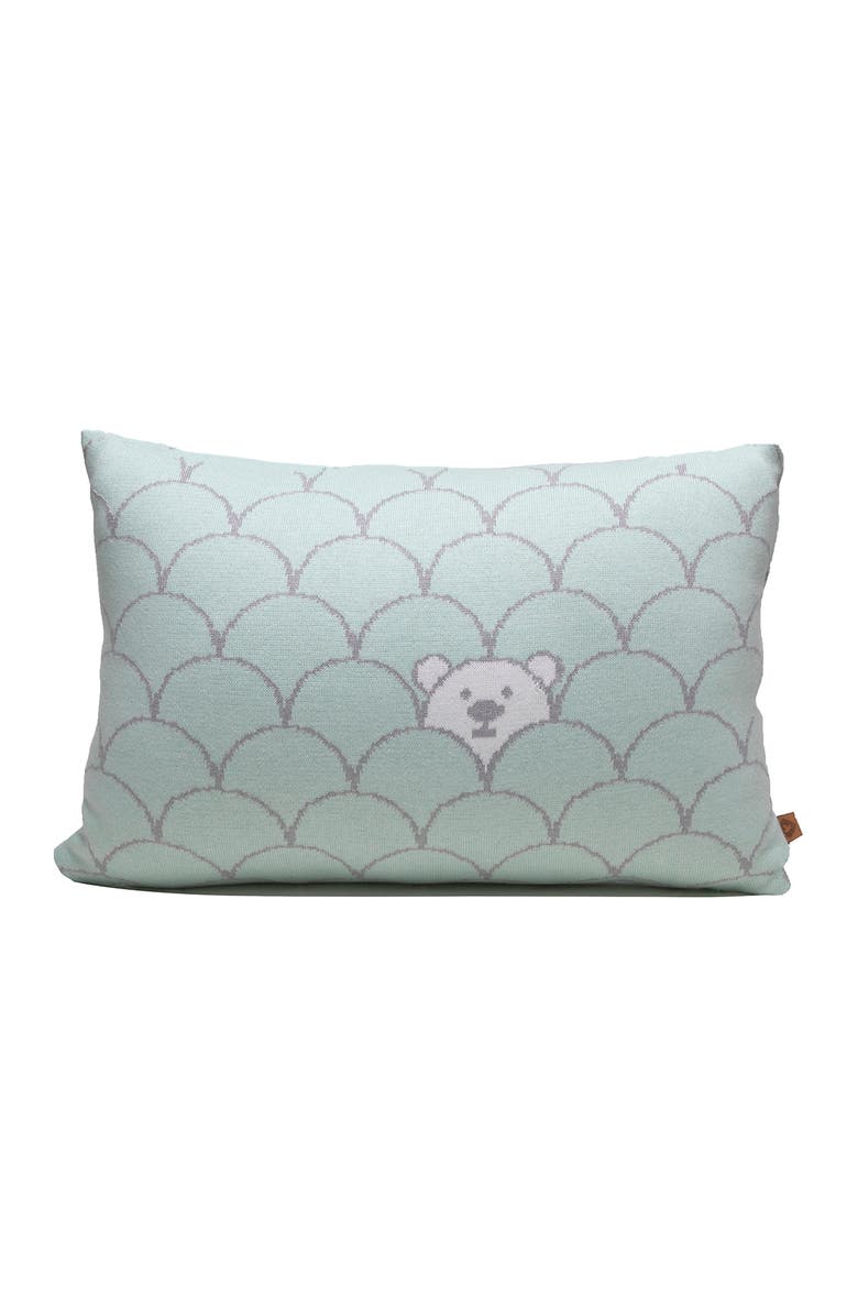 RIAN TRICOT Wally Pillow, Main, color, Mint