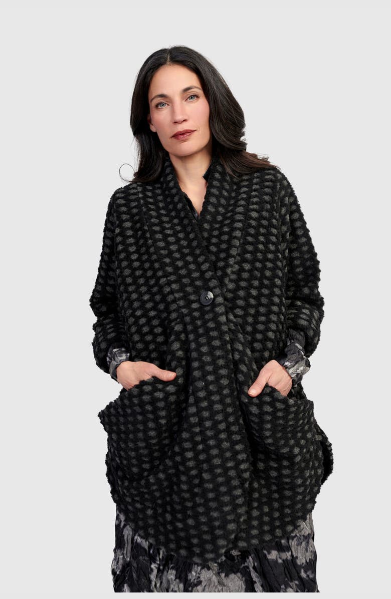 Alembika Thorne Cozy Cowl Jacket, Main, color, Net