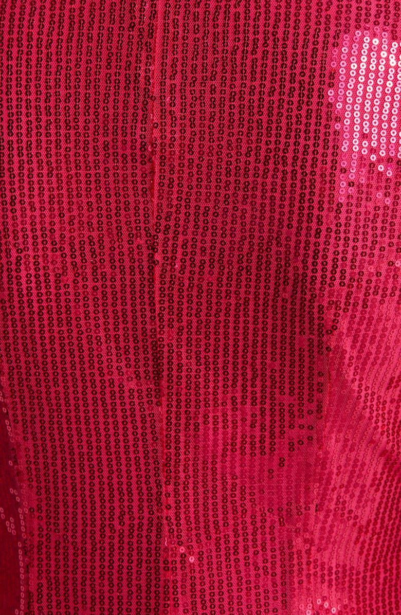 Amy Lynn Plunge Neck Sequin Blazer, Alternate, color, 