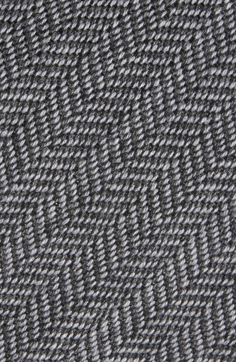 Ralph Lauren Purple Label Herringbone Cashmere & Silk Tie, Alternate, color, Grey