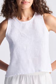Reistor Button Back Embroidered Crop Top