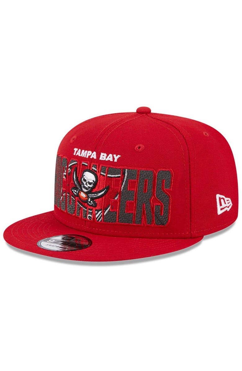 New Era Men's New Era Red Tampa Bay Buccaneers 2023 NFL Draft 9FIFTY Snapback Adjustable Hat, Alternate, color, 