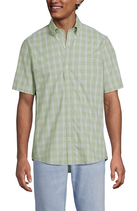 Short Sleeve No Iron Twill Shirt