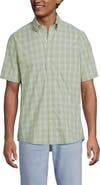 Lands' End Short Sleeve No Iron Twill Shirt
