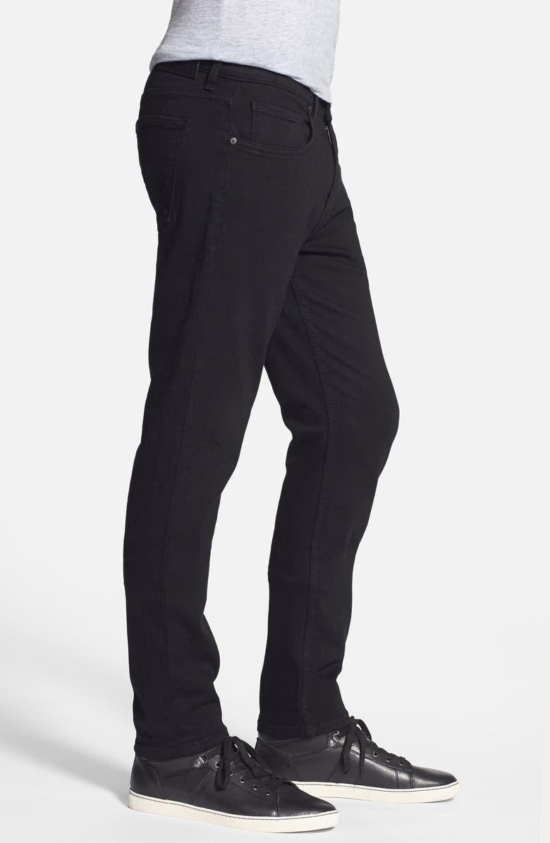 PAIGE Transcend – Lennox Slim Fit Jeans, Alternate, color, Black Shadow