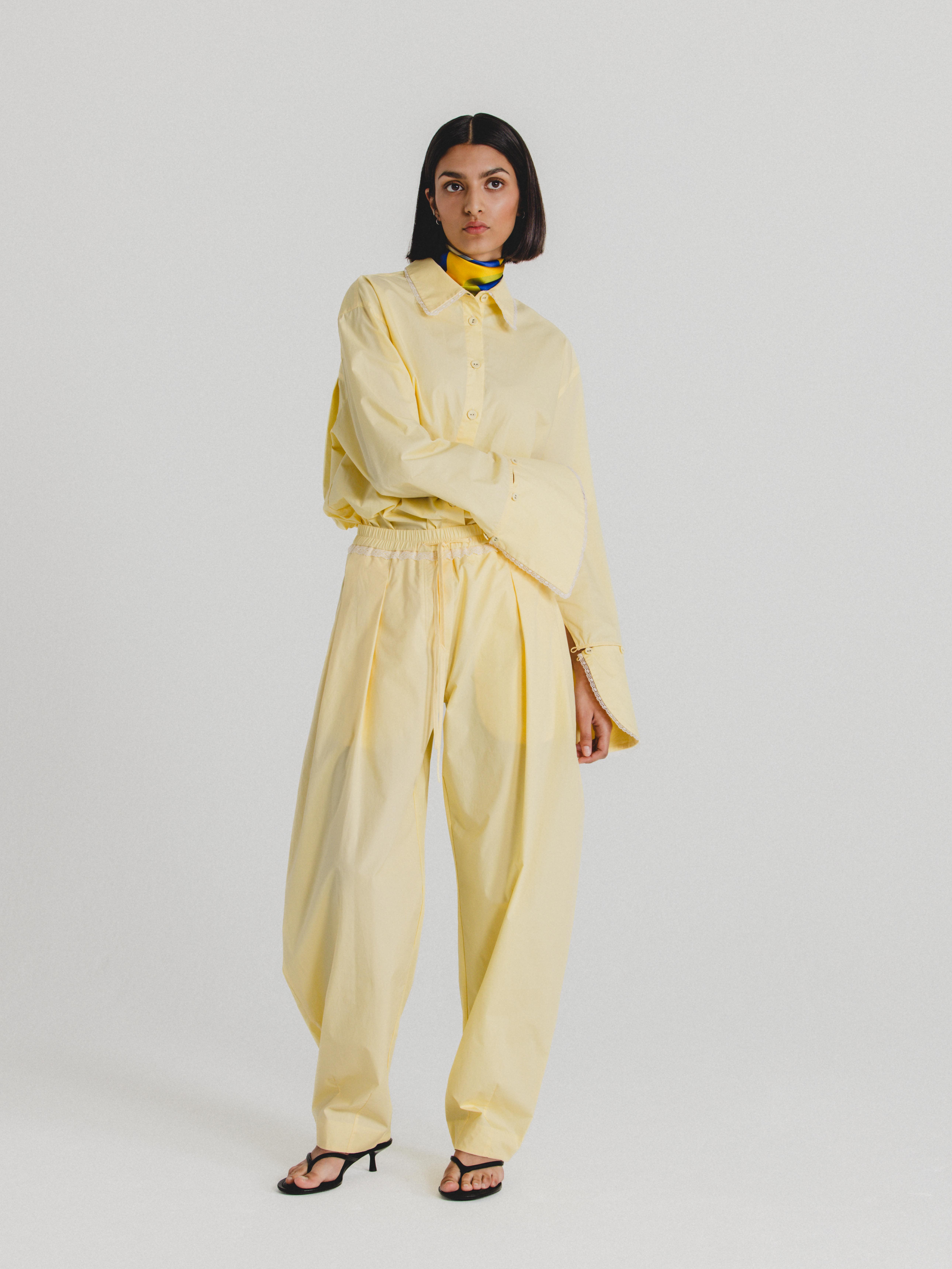 Cotton Poplin Pants - image 2
