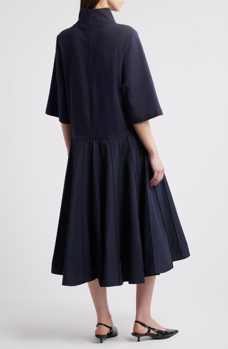 COS Panelled Funnel Neck Midi Dress, Alternate, color, 