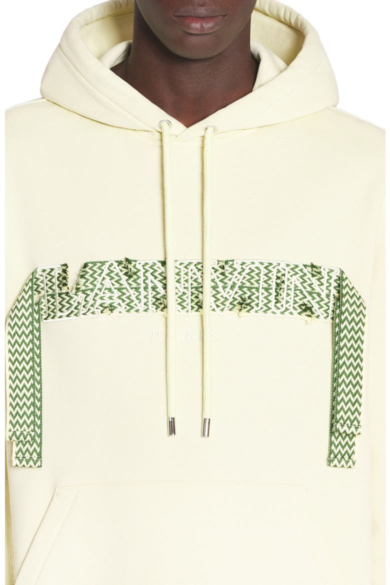CURB LACE LOOSE-FIT HOODIE, Alternate, color, QUARTZ