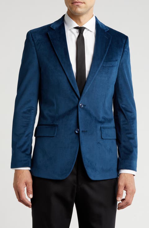 Two-Button Velvet Dinner Jacket