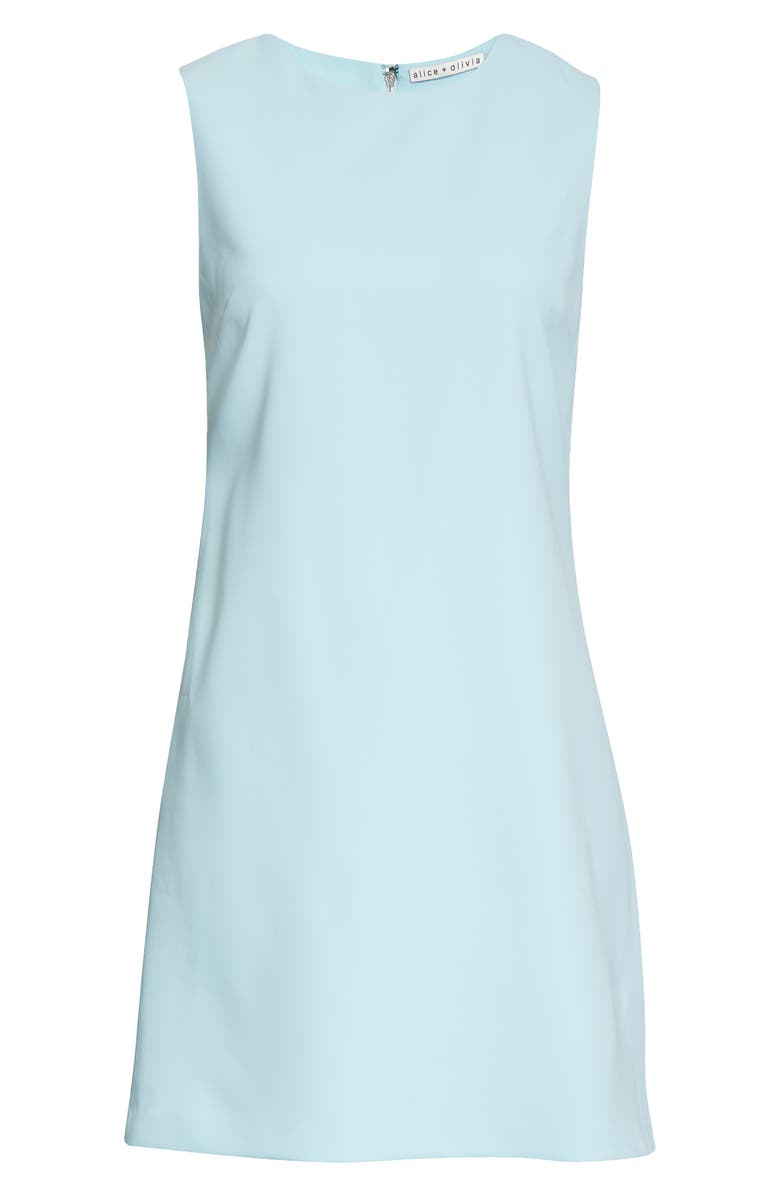 Alice + Olivia Coley Crepe A-Line Dress, Alternate, color, 