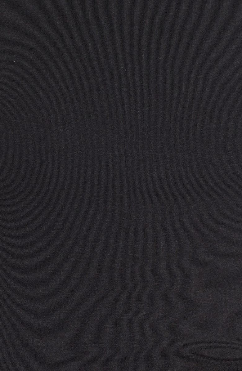 Halogen<sup>®</sup> Sleeveless Side Ruched Mock Neck Knit Dress, Alternate, color, 