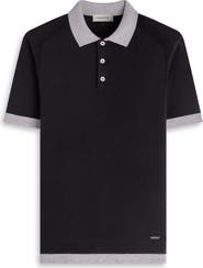 Bugatchi Cotton Blend Polo Sweater