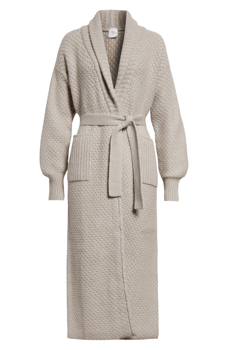 Eleventy Belted Cashmere Long Cardigan, Main, color, 