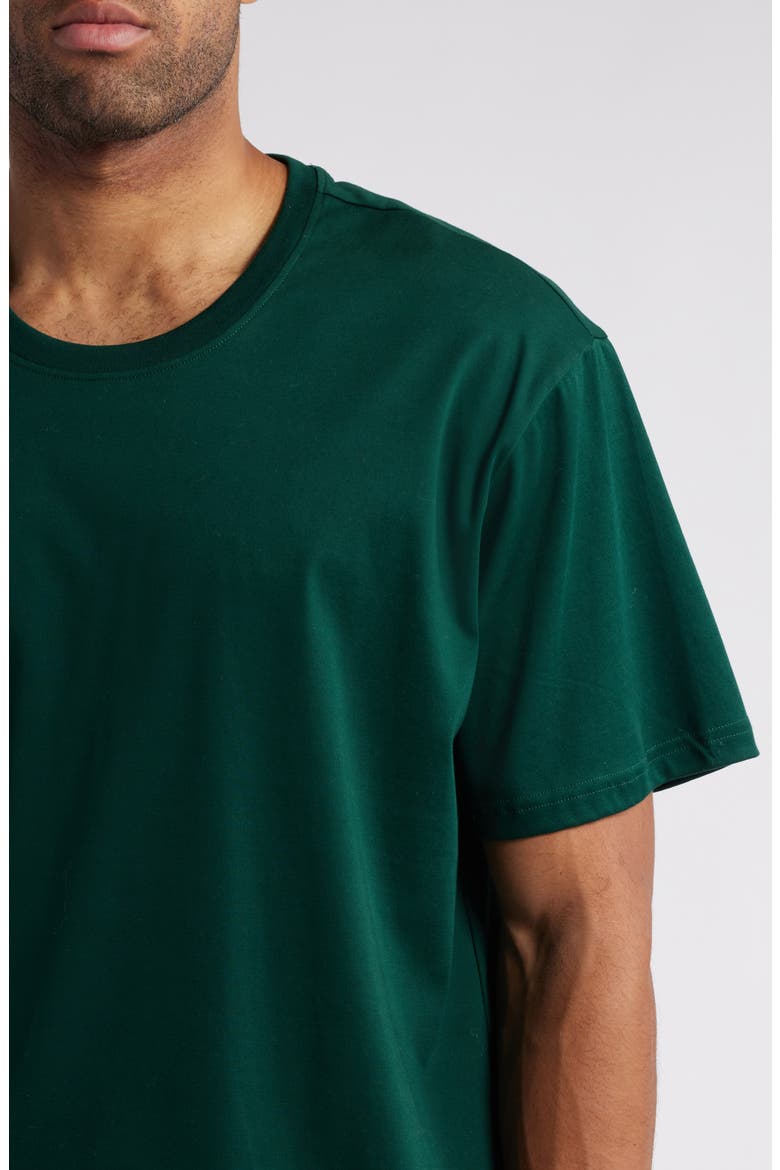 Mercerized Cotton Sleep T-Shirt, Alternate, color, MOS AGT/CN PP