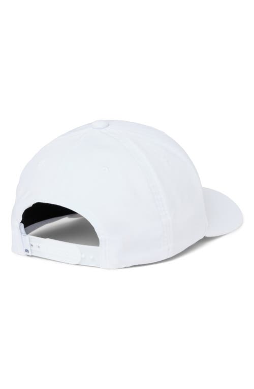 Travismathew Museum Day Snapback Hat In White