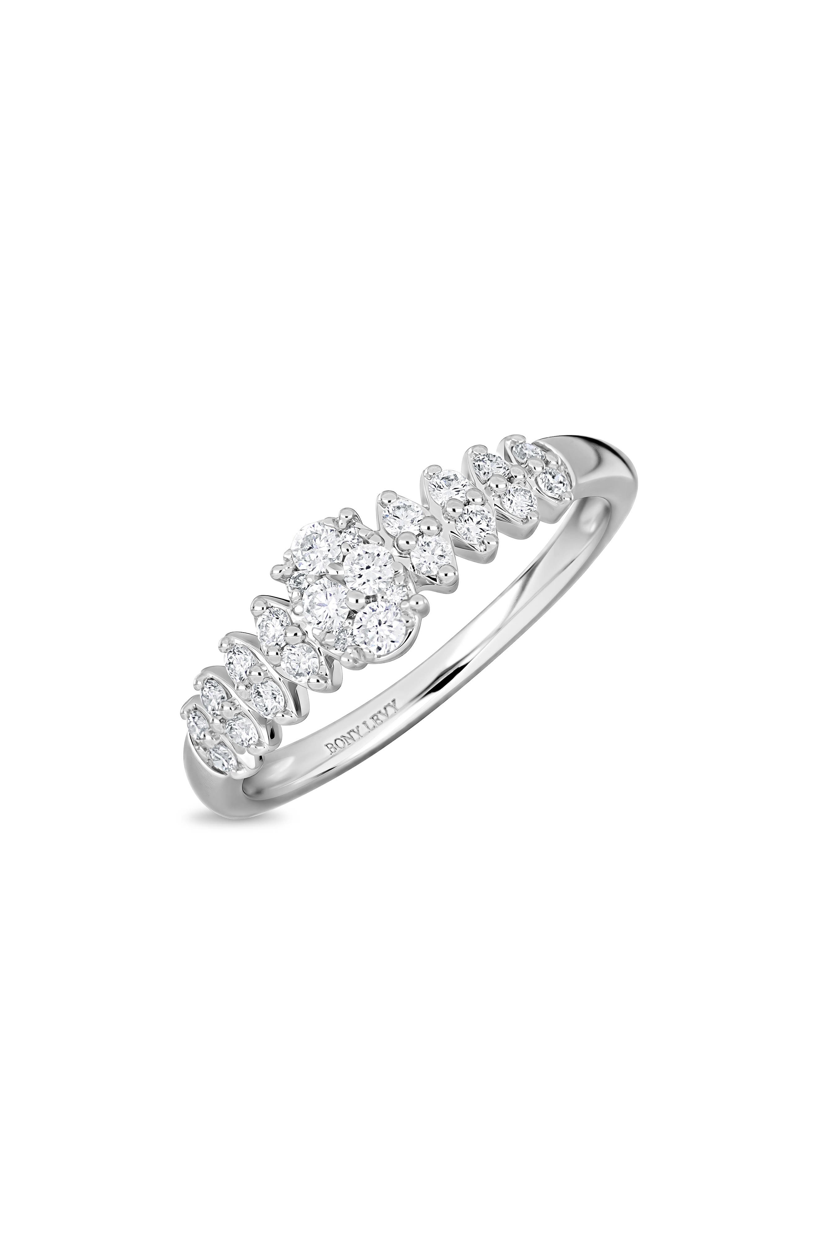 Mika 18k Gold Natural Diamond Stackable Ring