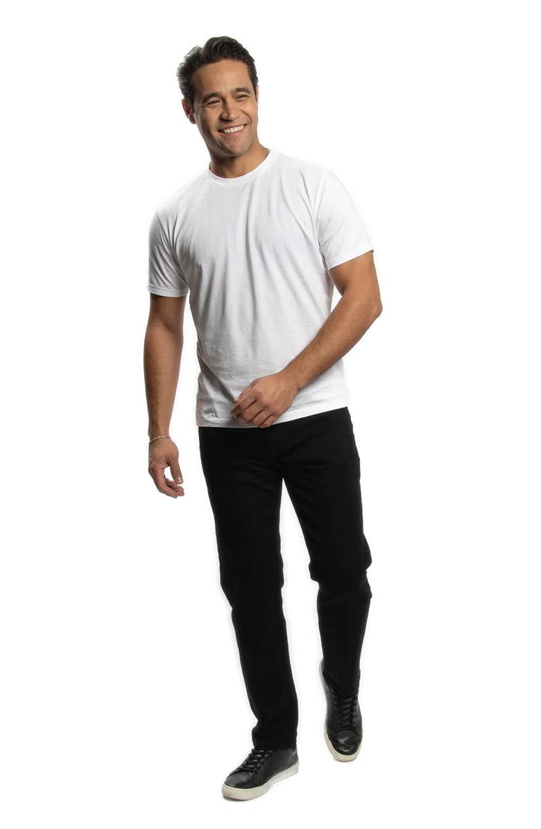 Peter Manning Johnny Stretch Jeans Standard Fit, Alternate, color, Black