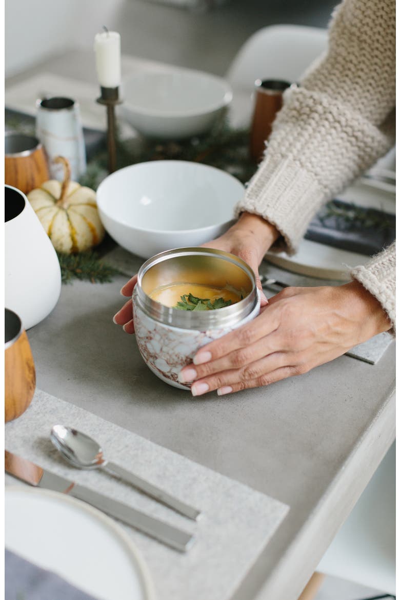 Eats™ 16-Ounce Stainless Steel Bowl & Lid, Alternate, color, CALACATTA GOLD