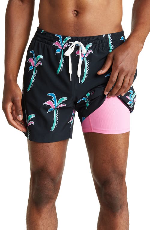 Chubbies Classic Lined 5.5-inch Swim Trunks In Black