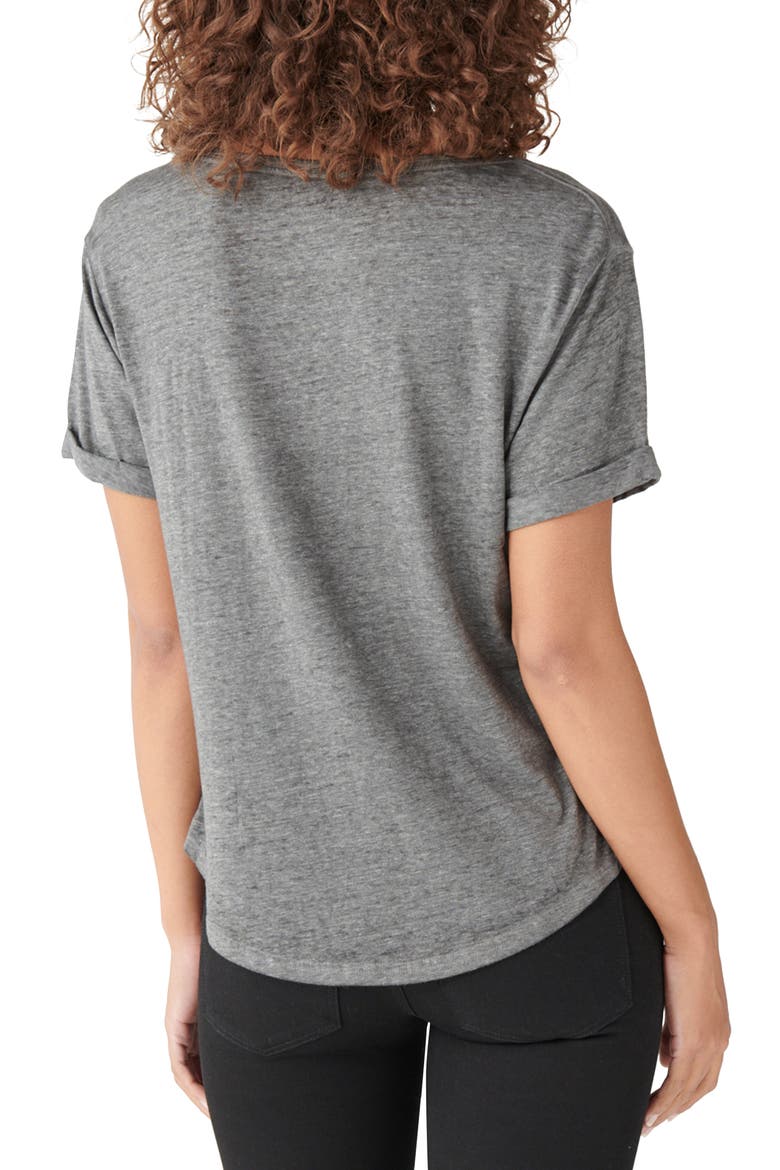 Journey Cotton Blend Graphic Tee, Alternate, color, BLACK MOUN