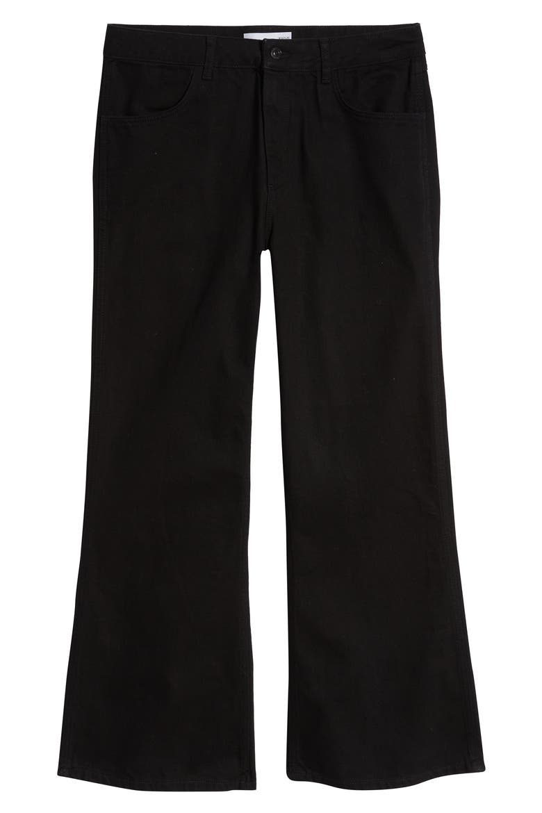 Flare Jeans, Alternate, color, BLACK