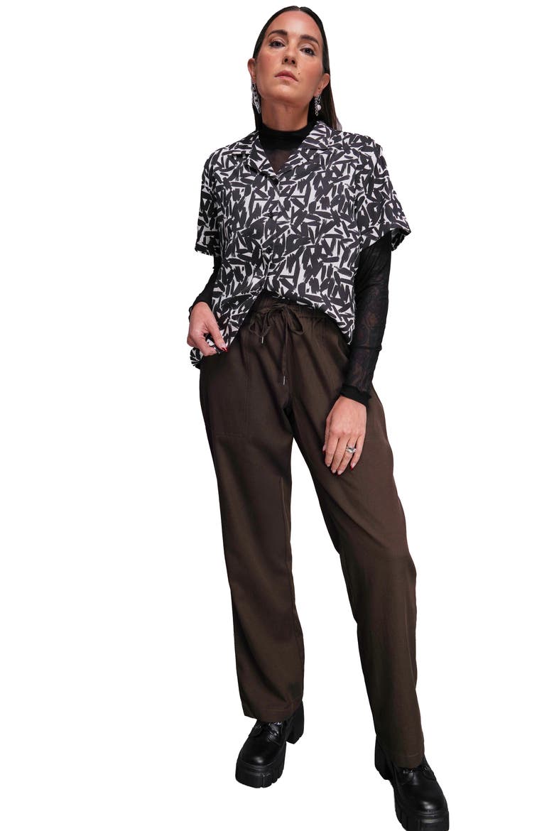 The Everyday Drawstring Pant, Alternate, color, MOCHA