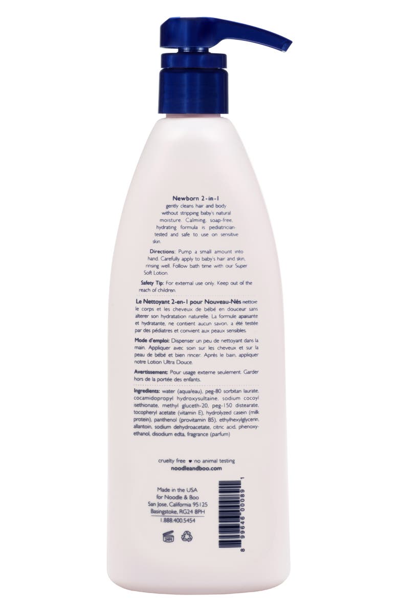 Noodle & Boo Newborn 2-in-1 Hair & Body Wash, Alternate, color, 