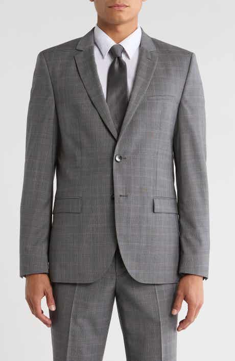 HUGO Arti Plaid Wool Sport Coat