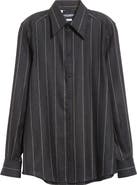Dolce&Gabbana Gold Fit Pinstripe Flannel Shirt