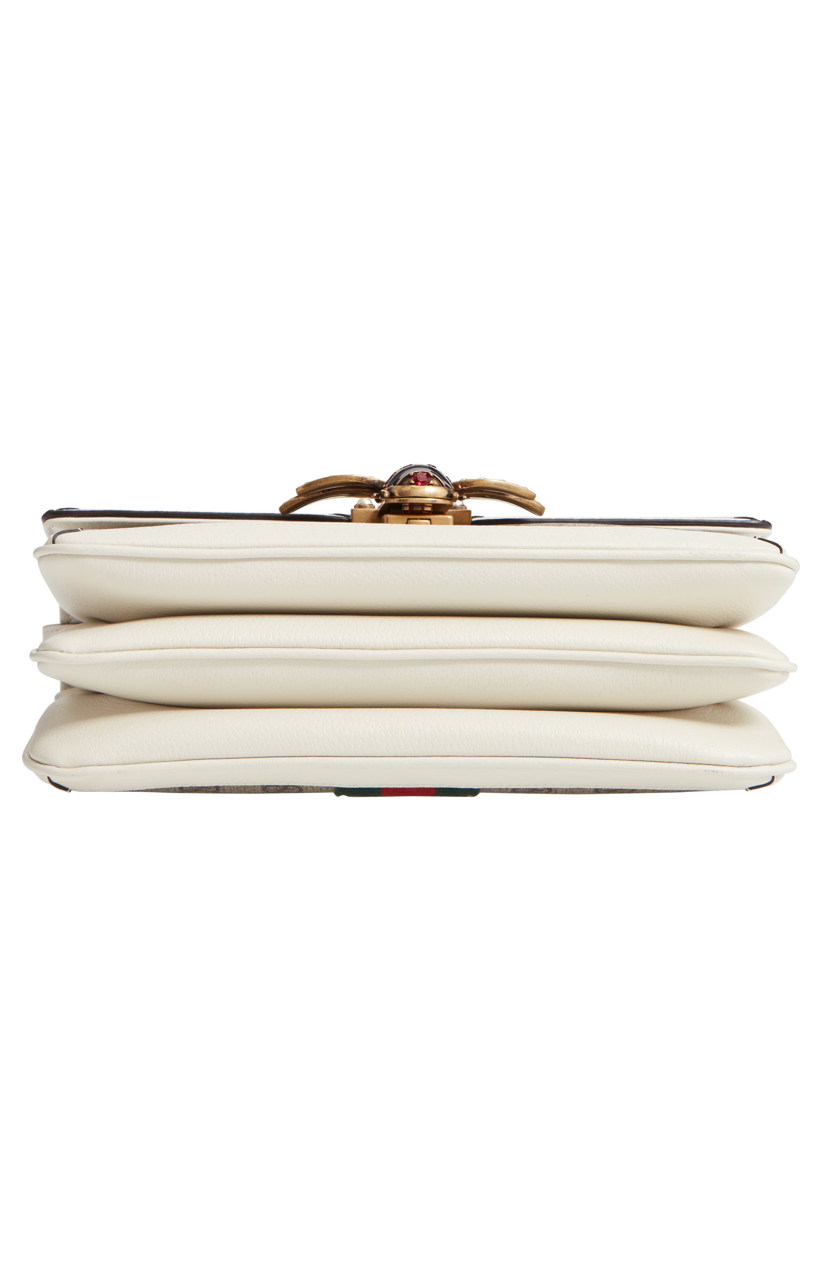 Queen Margaret GG Supreme Small Crossbody Bag, Alternate, color, BEIGE EBONY/ MYSTIC WHITE