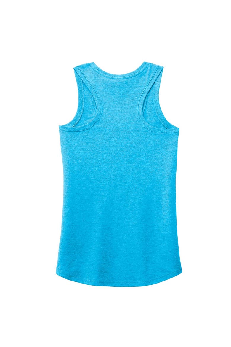 Women's Joe Gibbs Racing Team Collection Turquoise Chase Briscoe Tri-Blend Name & Number Tank Top, Alternate, color, Turquoise