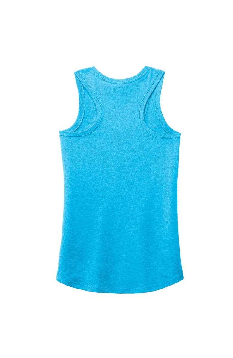 JOE GIBBS RACING TEAM COLLECTION Women's Joe Gibbs Racing Team Collection Turquoise Chase Briscoe Tri-Blend Name & Number Tank Top, Alternate, color, Turquoise