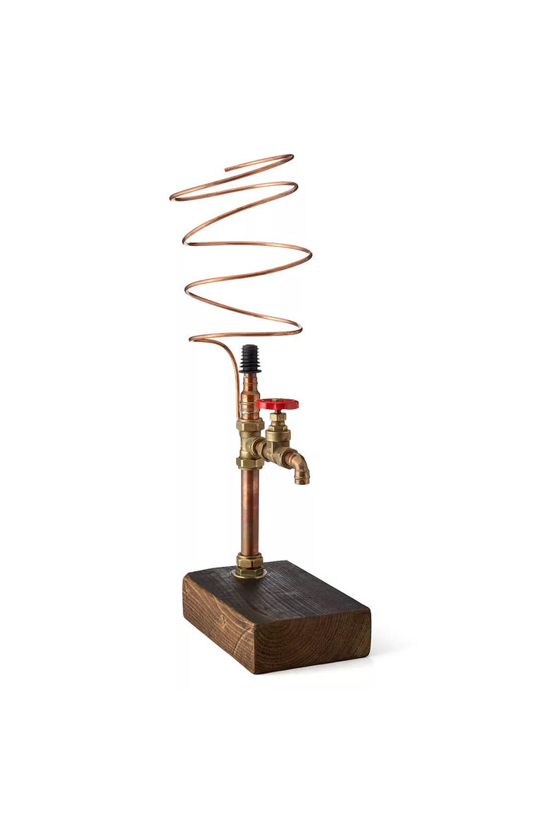 Industrial Brass & Copper Drink Dispenser, Alternate, color, Copper / Brass